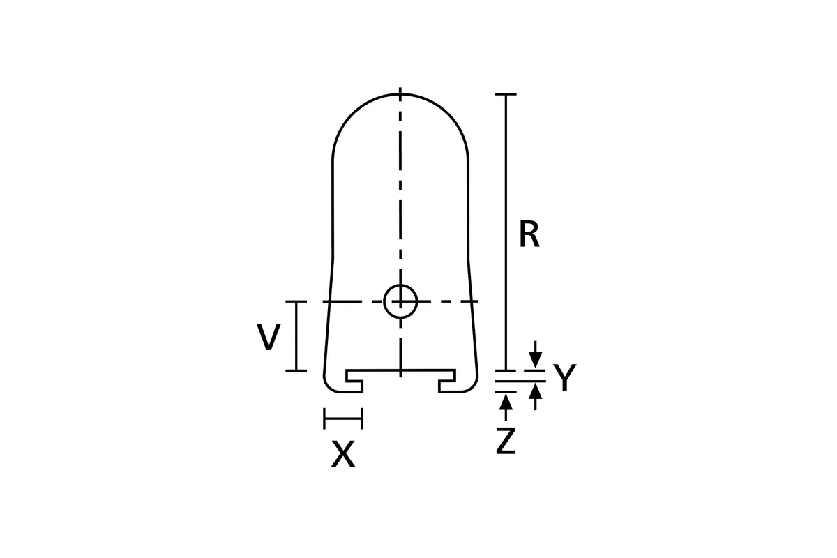Technical drawing showing the end view and key dimensions of a 90° heat shrink connector cover for Min-D connectors