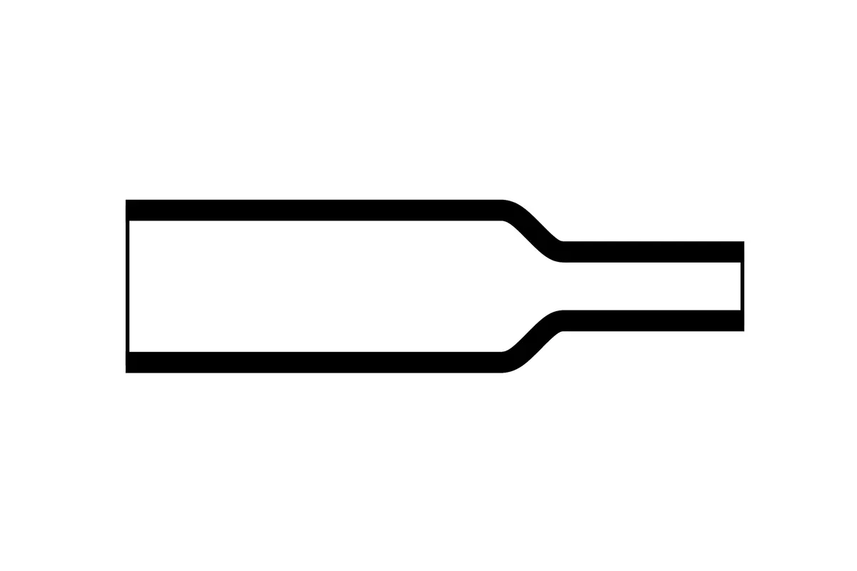 Overview diagram of low profile shim heat shrink boots including Helashrink 313E series without adapter lip